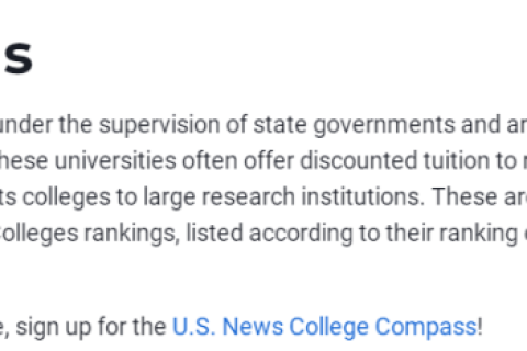 2024U.S.News最佳公立大学排名