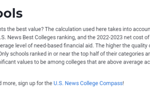 2024U.S.News最具价值大学排名